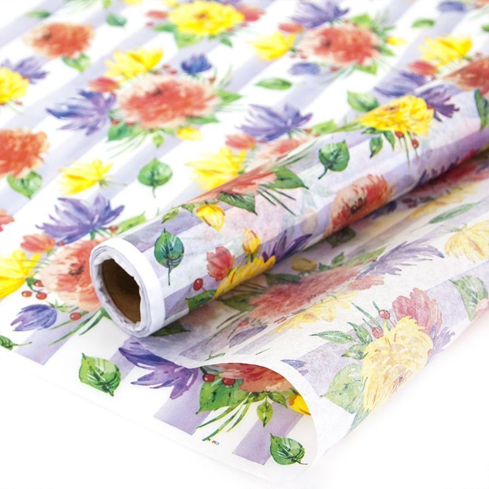 Упаковочная бумага, Тишью (0,7*10 м) Бон-бутон, 1 шт.