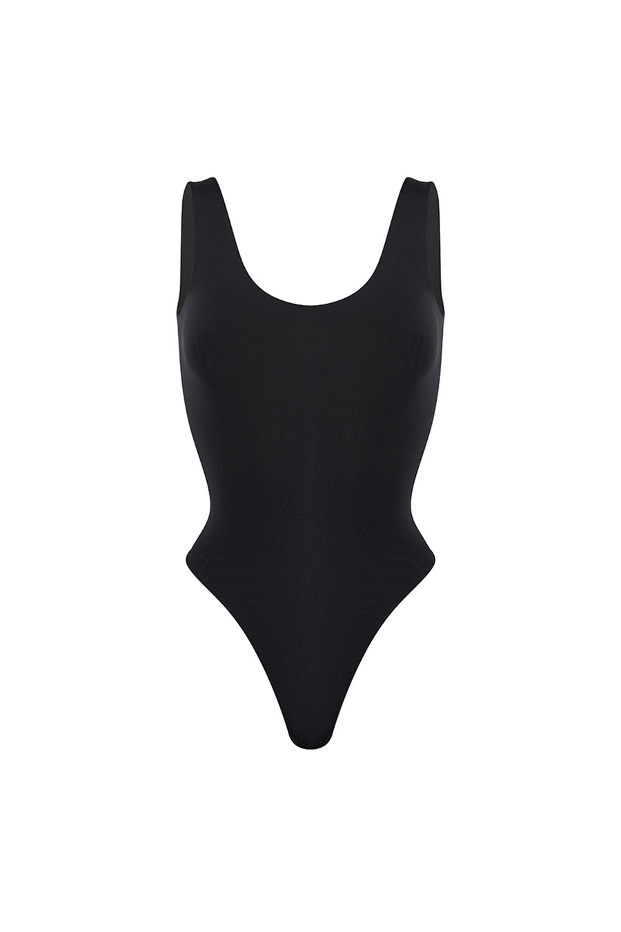 Боди на широких бретелях SKIN Чёрный