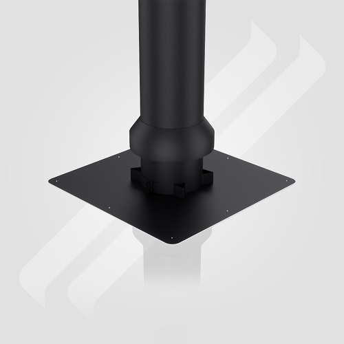 Фланец с хомутом и заглушкой 1,5 мм. 215 мм, 610/610