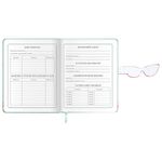 Дневник 1-4 класс 48 л., кожзам (твердая), застежка, ЮНЛАНДИЯ, "Корги в Очках", 106210