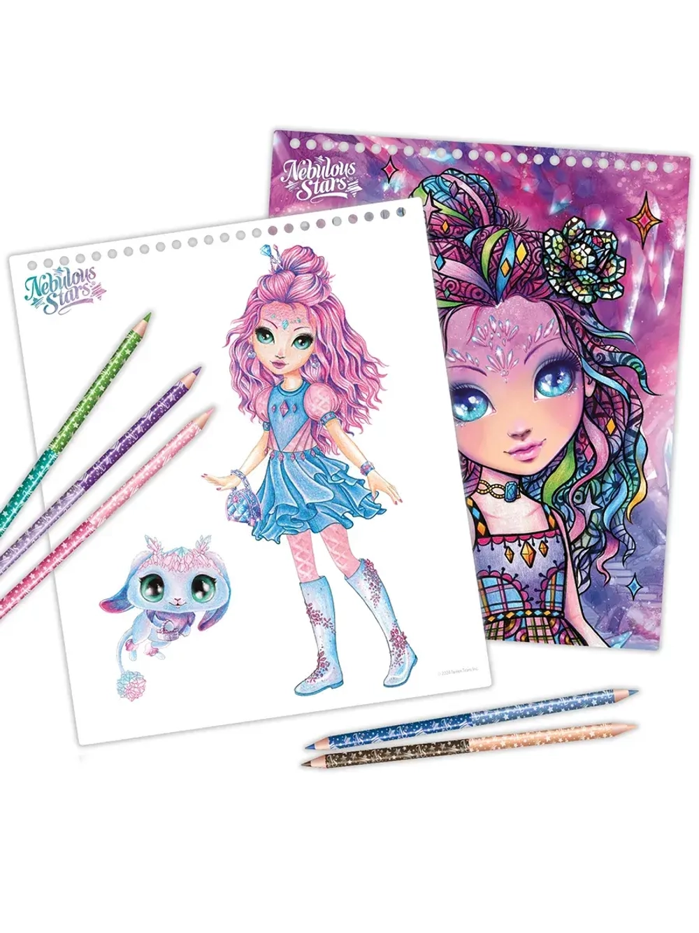 Раскраска для девочек серия Cristalia