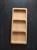 Менажница прямоугольная из массива бука.