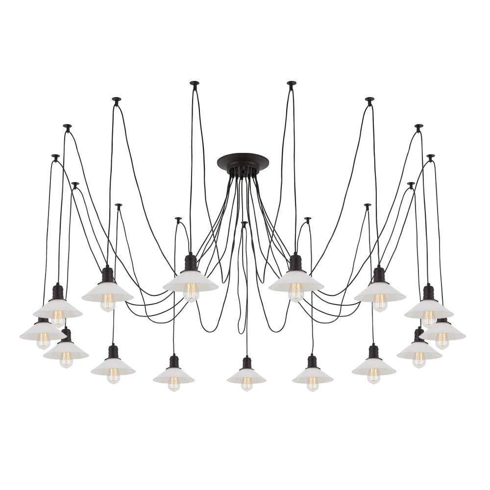 Citilux Эдисон CL451152 Люстра паук Венге