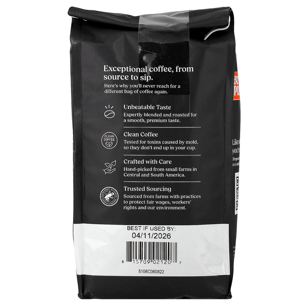 BulletProof, ремесленный кофе, в зернах, средняя обжарка, 340 г (12 унций)