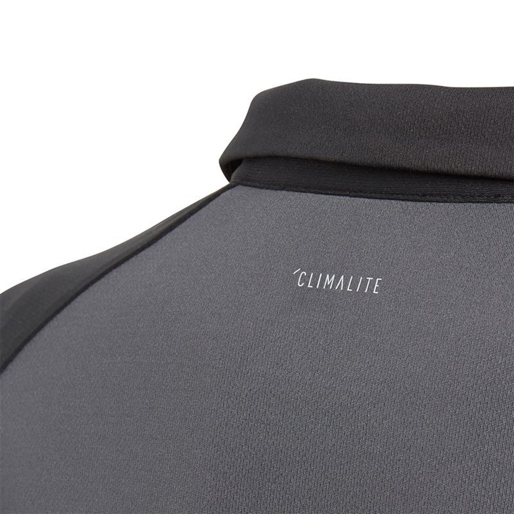 Футболка для мальчика теннисная Adidas Club Color Block Polo - dark grey heather/solid grey