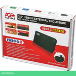Бокс для накопителя AgeStar 3UB2A14 White