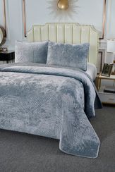 Патрисия (серо-голубой 1) Покрывало 240х260