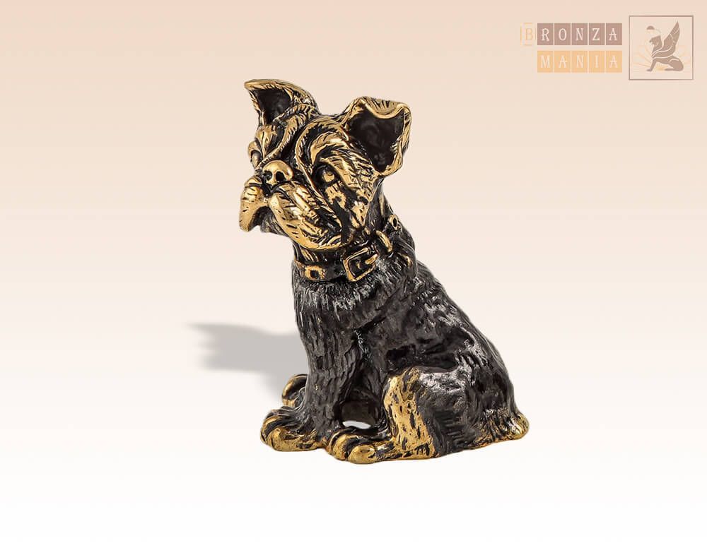 фигурка Собака Бульдог французский щенок