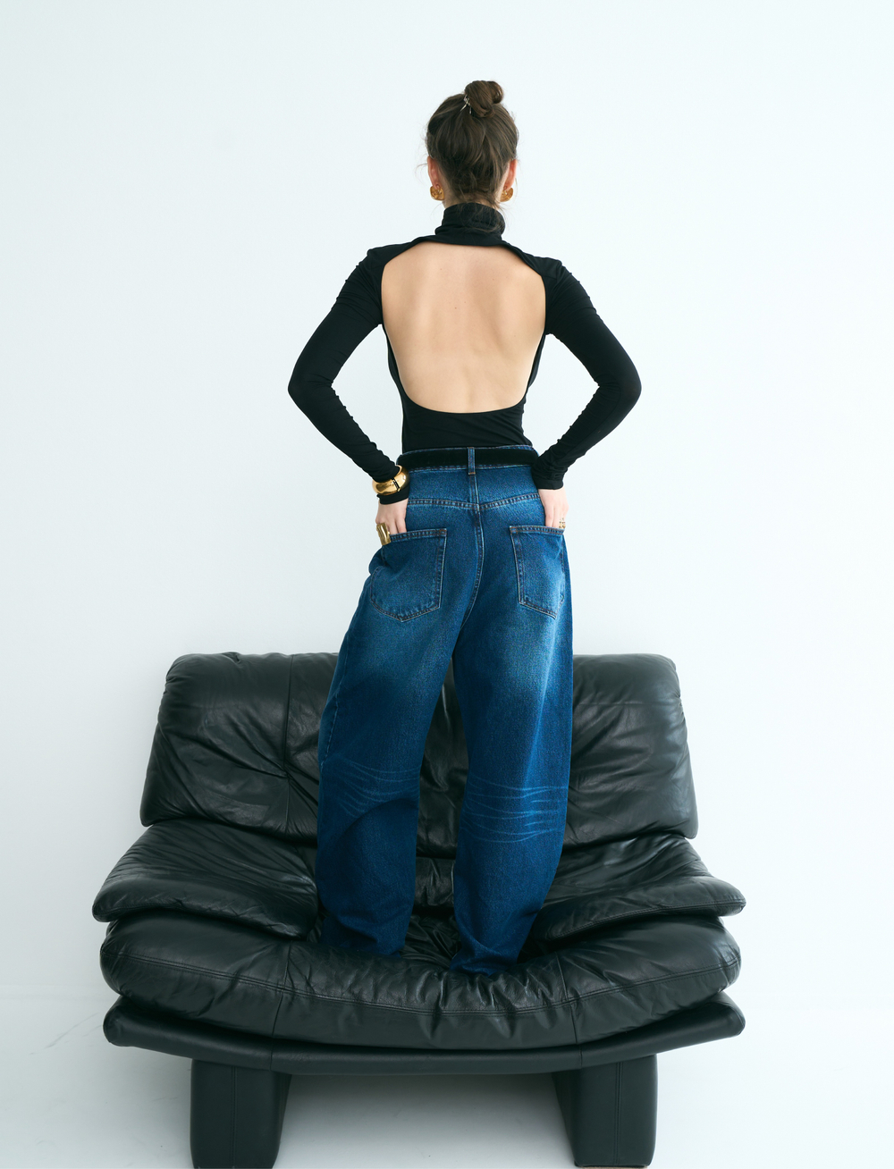 Водолазка NAKED с открытой спиной