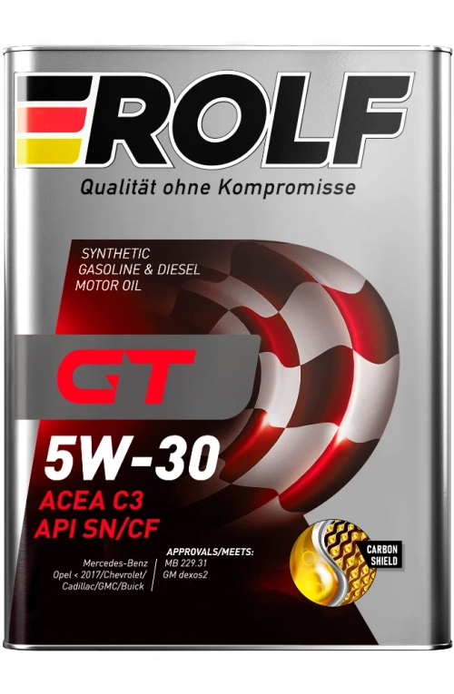 ROLF GT C3 5W-30 SN/CF масло моторное синт. 4л