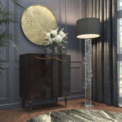 Комод Арт Колор Классик Голд с 2 полками Терпкий коричневый