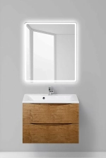 Тумба с раковиной Belbagno MARINO 75 подвесная Rovere Nature