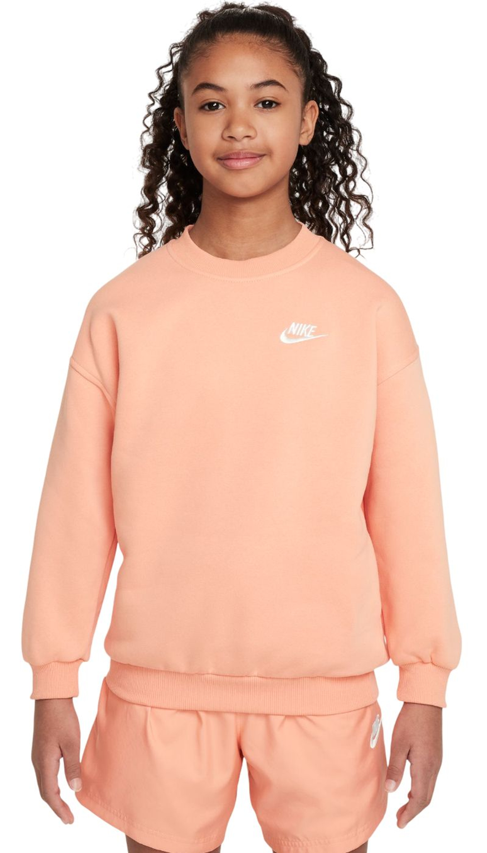 Детская теннисная куртка Nike Kids Sportswear Club Fleece Oversized