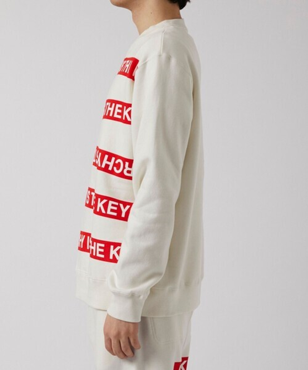 UNDERCOVER СВИТШОТ БЕЛЫЙ ANARCHY