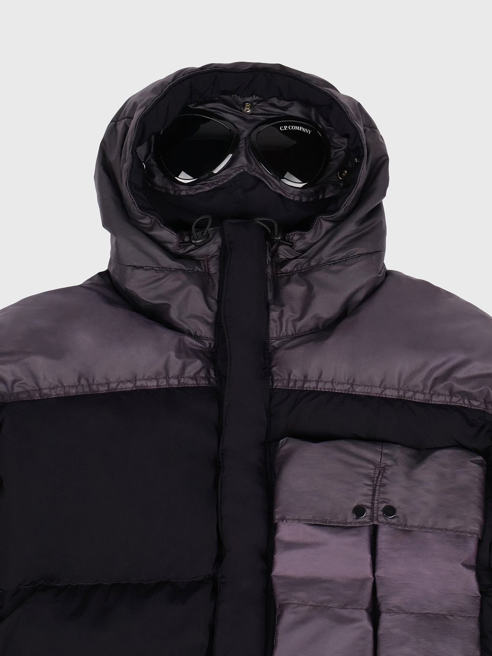 Пуховик C.P. Company Eco Chrome-R Mixed Google Down Jacket Black
