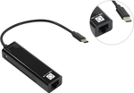 5bites &lt;UA3C-45-09BK&gt; адаптер USB-C --&gt; UTP 100Mbps + 3-port USB2.0 Hub