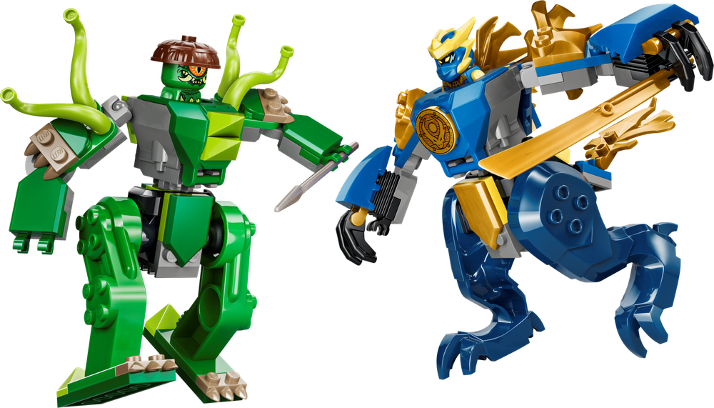 Конструктор Лего Ниндзяго Бой драконьего меха Джея | LEGO Ninjago Jay’s Dragon Mech Fight 71853 — 107 деталей (4+)