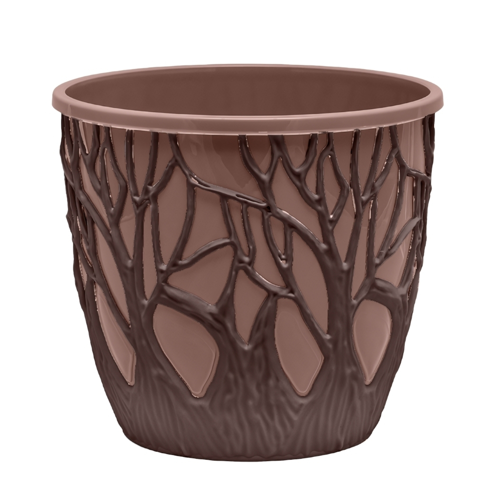 Кашпо "Форест" (3,5л.) Цв. Коричневый/Мокачино