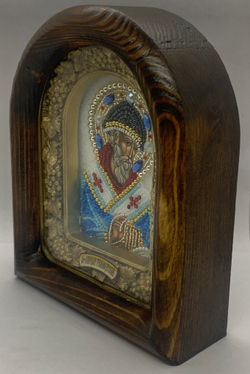 Дивеевская икона с рукописным ликом Спиридона Тримифунтского