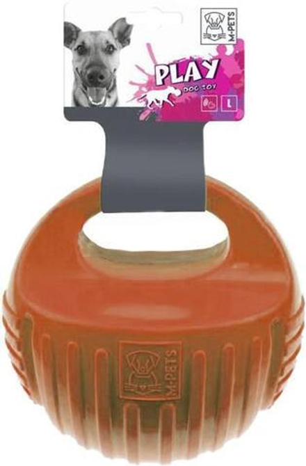 Игрушка для собак MPets  Мяч-гиря 7,7см оранжевый