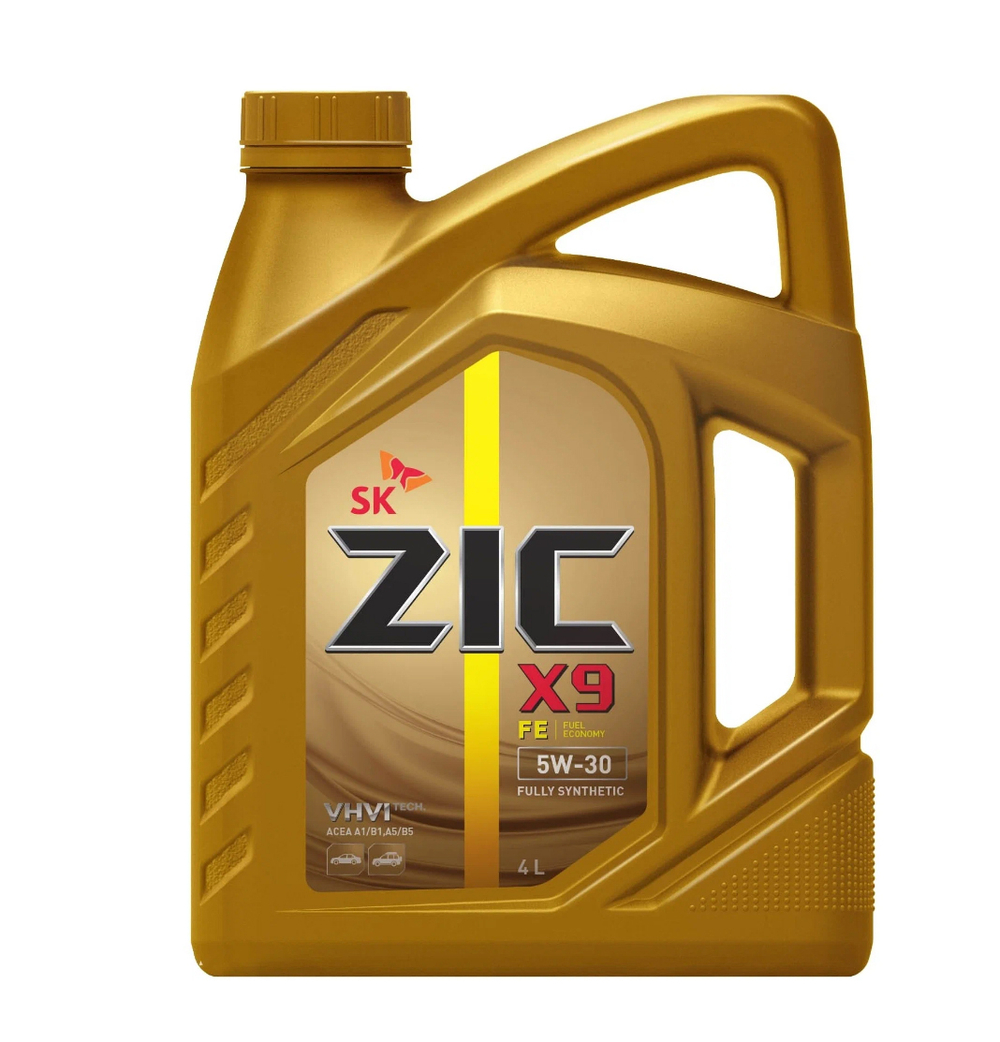 Масло ZIC X9 5w30 SL A3/B3/B4 (4л) синтетика