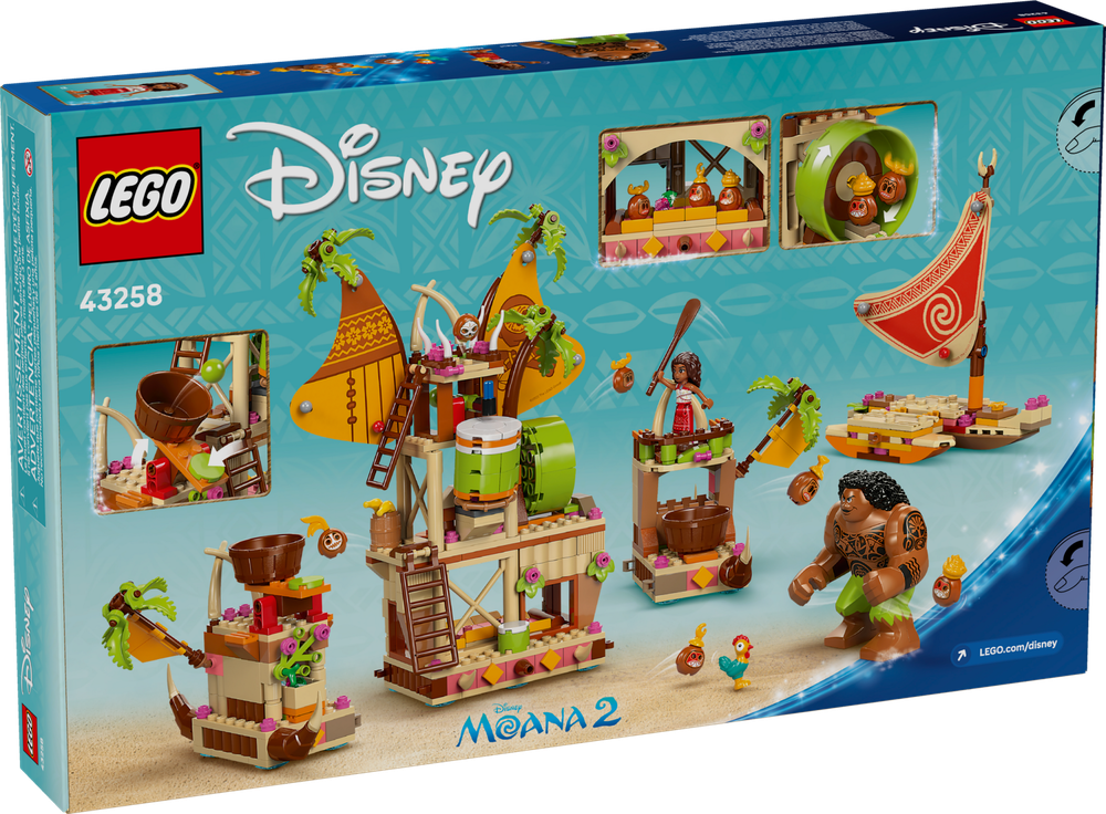 Конструктор Лего Дисней Принцесса Баржа Какамора 43258 | LEGO Disney Princess Kakamora Barge корабль 572 детали 7+