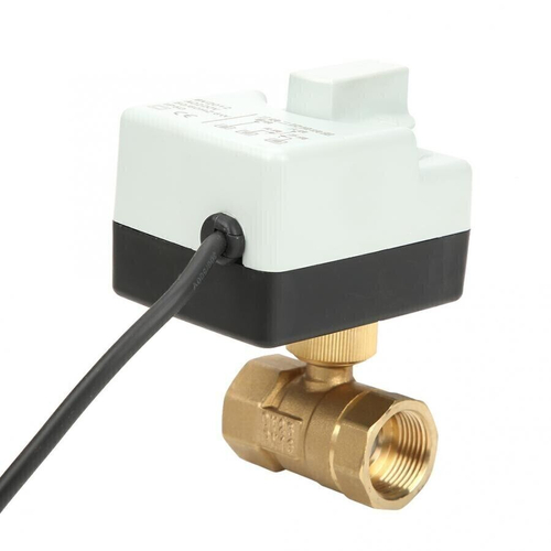 Электромагнитный шаровый клапан, IP 50 с ручным переключателем [1 дюйм (DN25)]