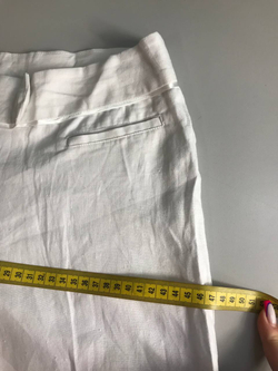Бриджи Zara из льна свободные, маркировка S, визуально 44 размер, новые
