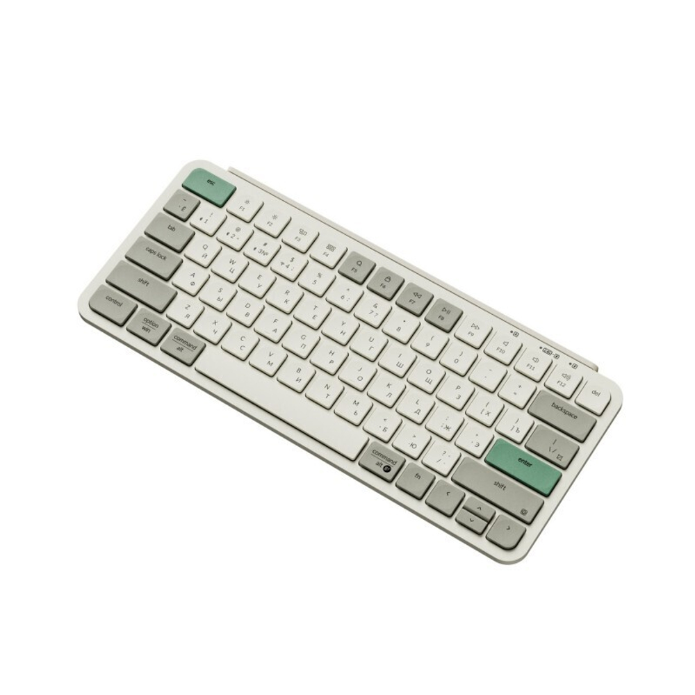 Беспроводная ультратонкая клавиатура Keychron B1 Pro, 77 клавиш, ножничные переключатели, цвет Retro Green (B1P-K12)