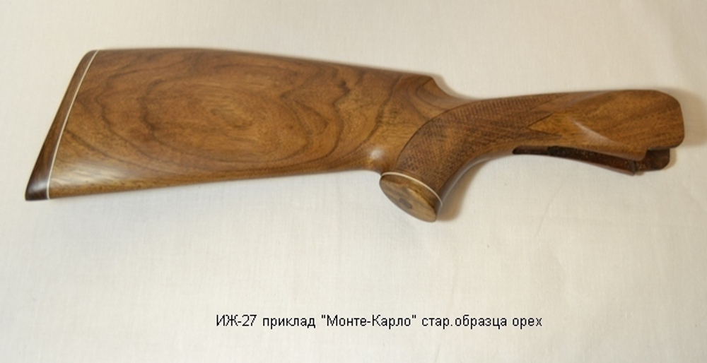 Приклад и цевье на ИЖ-27 Монте-Карло, до 88 года, орех, 12 калибр