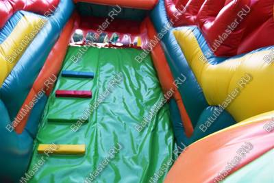 Профессиональный надувной батут "Гранд-саванна" 17*10*9 м