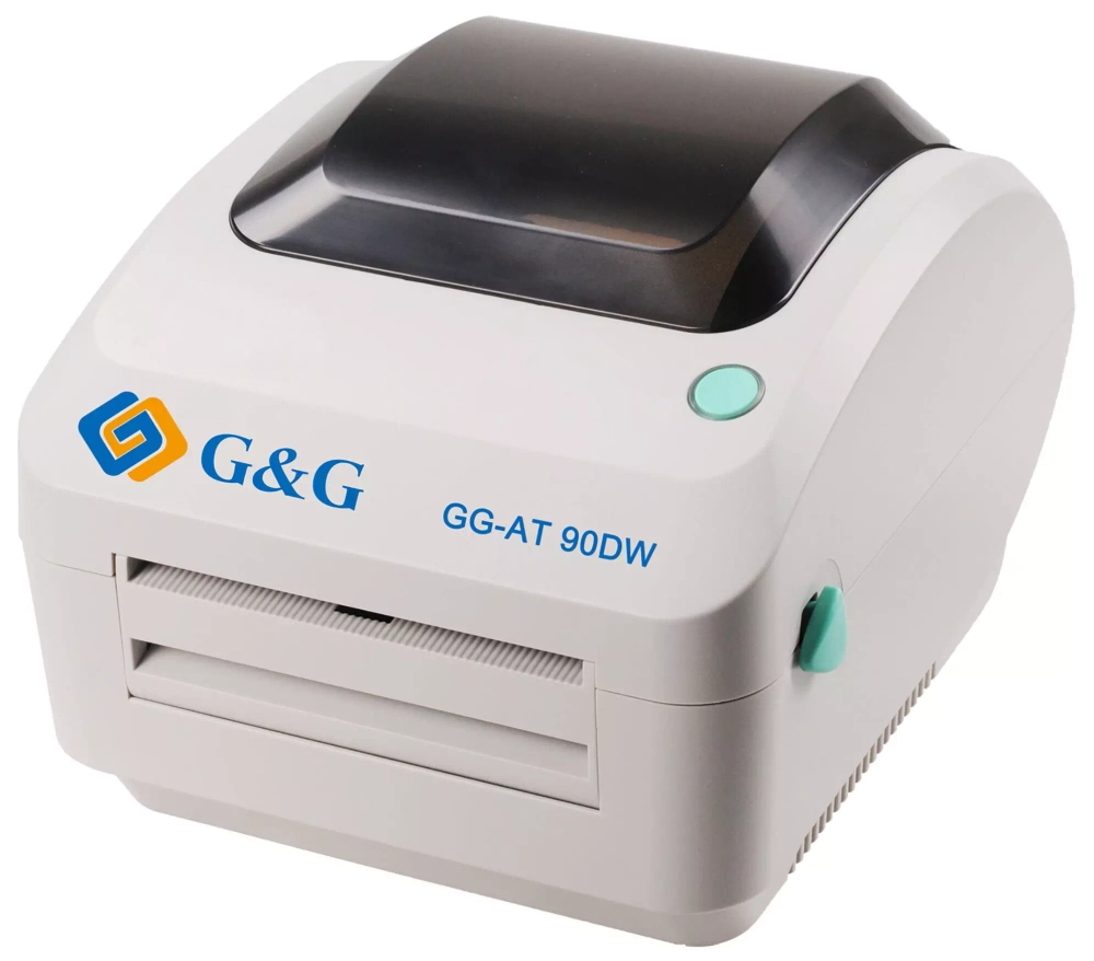 Термопринтер G&G GG-AT-90DW-WE Монохромный  термопечатный  / 203x203dpi/ Wi-fi /  Белый/  (GG-AT-90DW-WE)