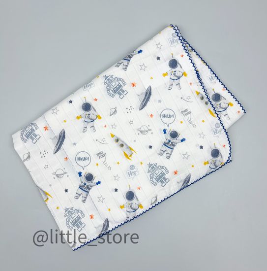 Пеленка муслиновая "Космонавты"