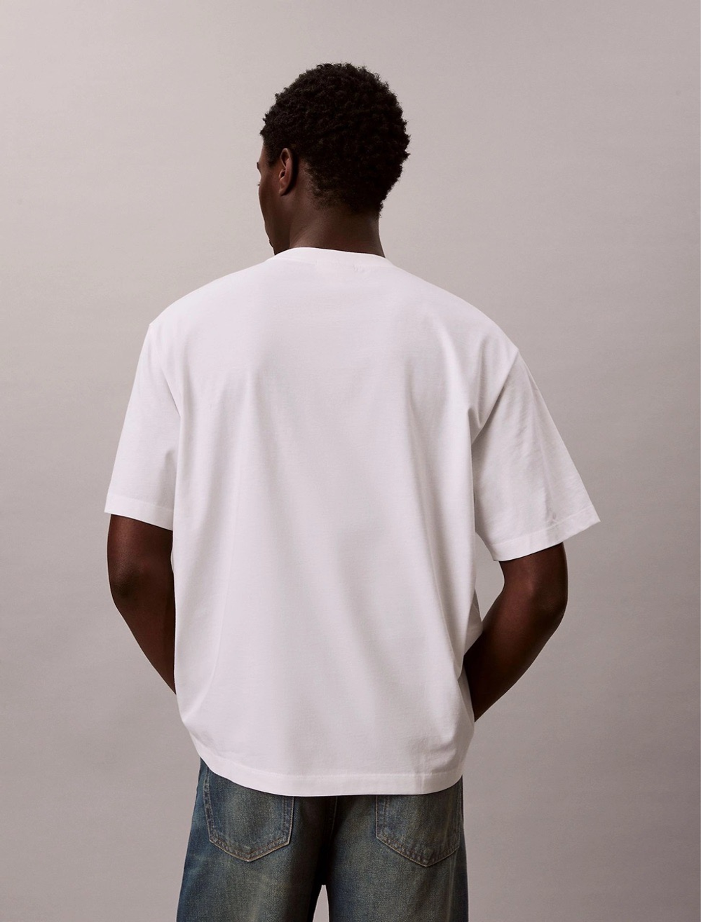 Футболка Calvin Klein Monologo Relaxed Tee Bright White