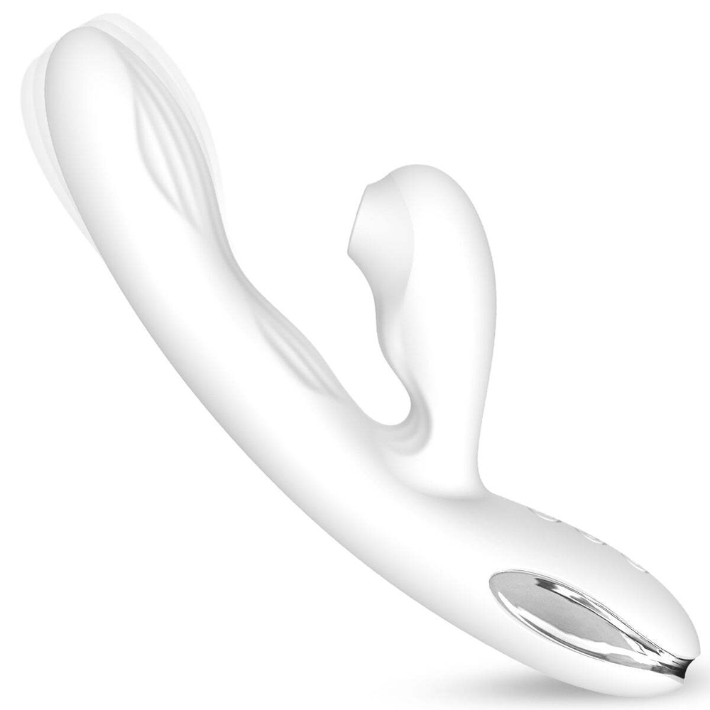 Вибратор-кролик BeYourLover Eria с вакуумом и нагревом, 21,5 см