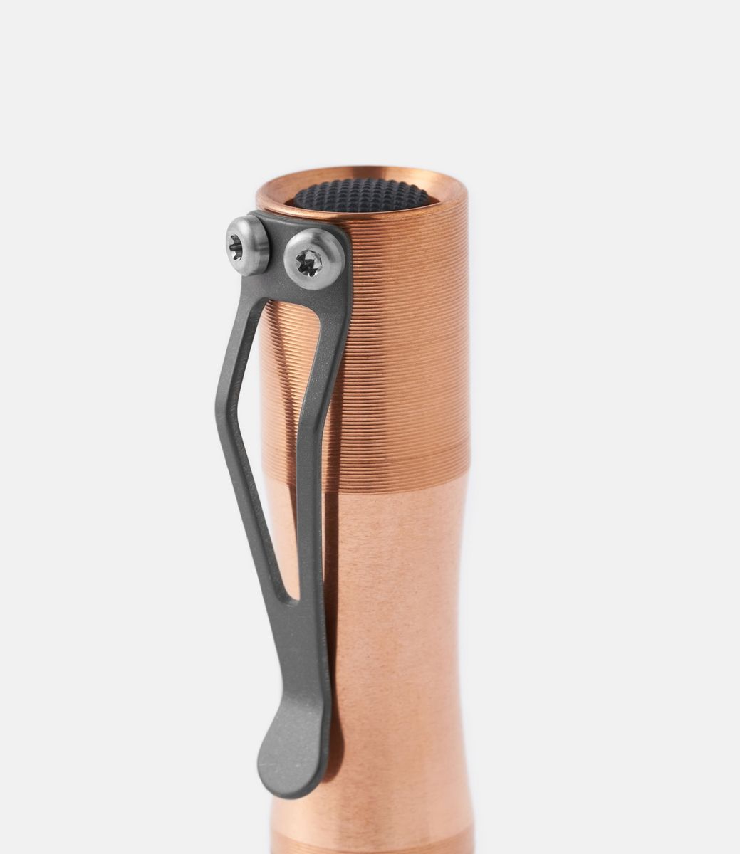 Tactile Turn Apollo Flashlight Copper — фонарик из меди