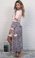 Пеньюар сорочка+халат ПС-123