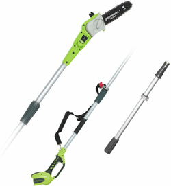 Высоторез-сучкорез аккумуляторный GREENWORKS G40PSF 40В,20см,без АКБ и ЗУ (1401107)