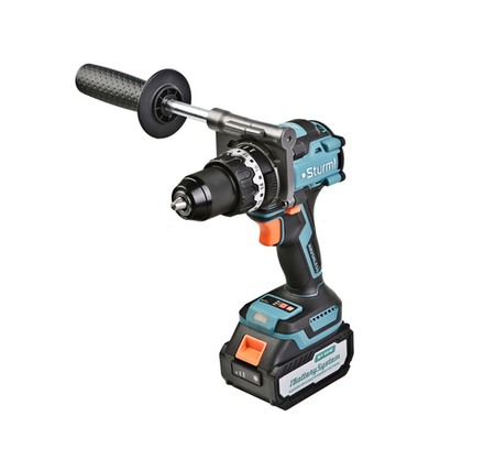 CD1655BLI Дрель аккумуляторная ударн. Sturm!, б/щ 18В, 1BatterySystem, 130Нм, 1х4.0Ач, кейс