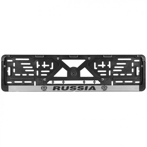 Рамка под номер с защелкой  РОССИЯ  (Nova Bright)