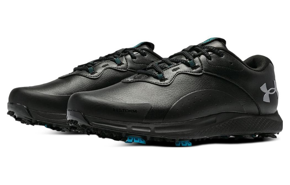 Under Armour Charged DrawUa Flow Slipspeed 2 non-slip wear-resistant low-top golf shoes black