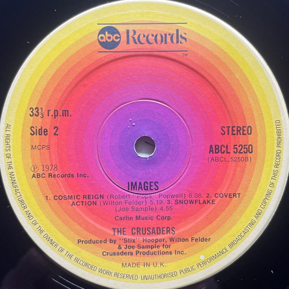 The Crusaders ‎– Images (Англия 1978г.)