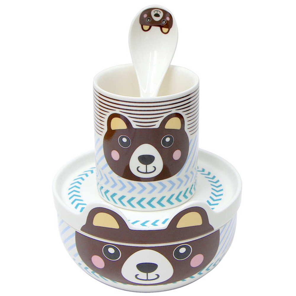 Набор посуды для детей Мишка Topchoice