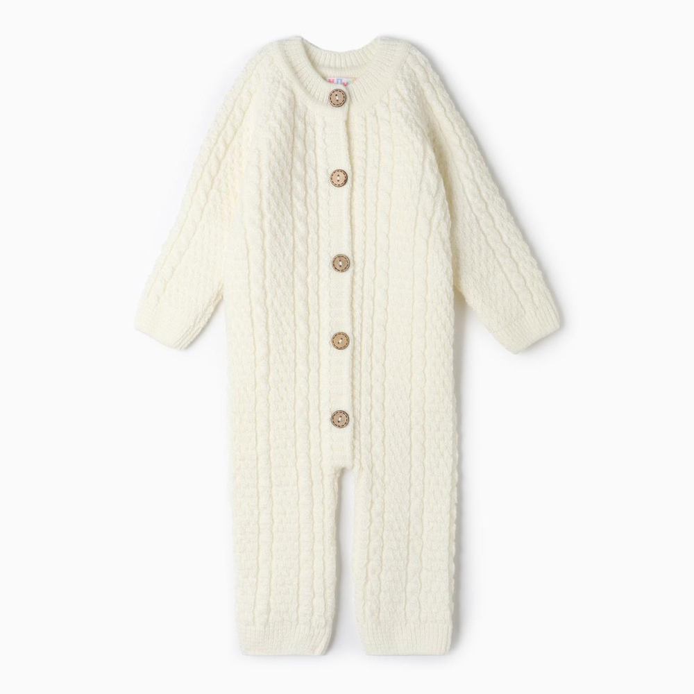 Комбинезон детский, р.74, молочный 9879155 (Уси Пуси)