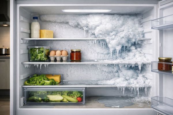 Почему на стенках холодильника появляется вода или наледь?