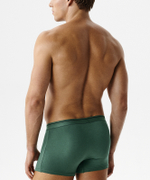 Мужские трусы шорты Atlantic, набор из 5 шт., хлопок, графитовые + голубые+ деним + индиго + темно-зеленые, 5SMH-004