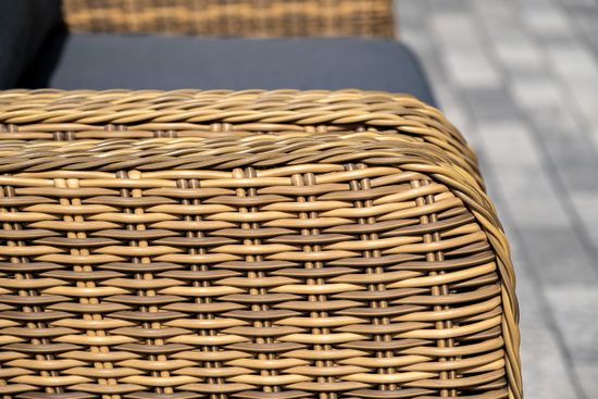 "Прованс" лаунж-зона плетеная из искусственного ротанга, цвет соломенный