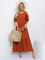 Платье Летний сад (оранжевое) П13311-1М LT Collection