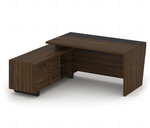 Стол руководителя с опорной тумбой CORNER