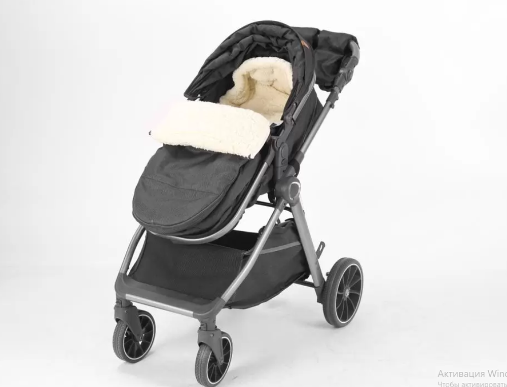 Коляска Luxmom V8 3в1 (серая)